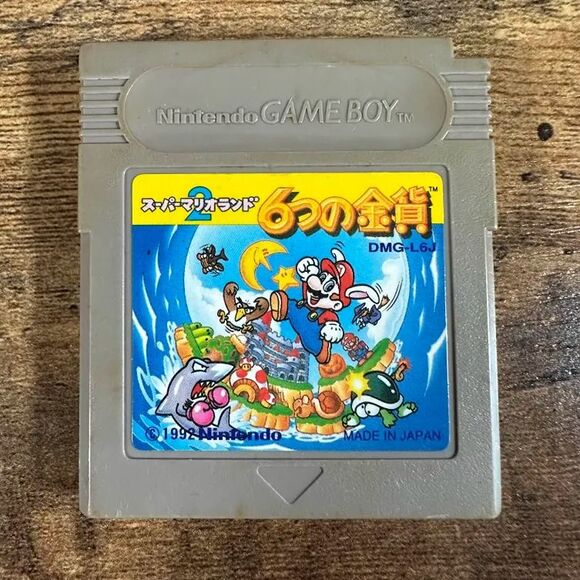 Super Mario Land 2 6 Golden Coins (Japanese) Nintendo GAMEBOY Authentic DMG-L6J - Picture 1 of 3